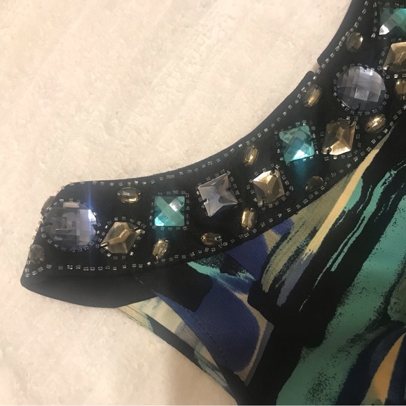 Dress Barn Women’s 16 Flawless Embellished shift dress with hidden zipper - Picture 8 of 9